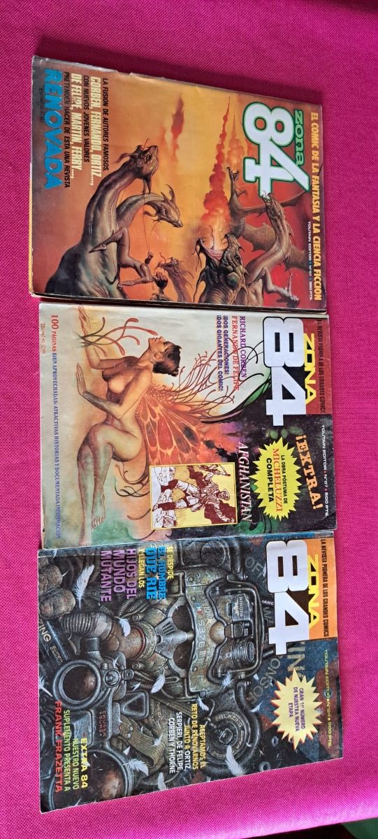 Zona 84: Revistas antiguas