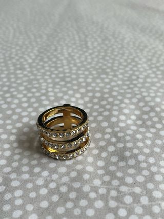 Anillo Bimba y Lola dorado