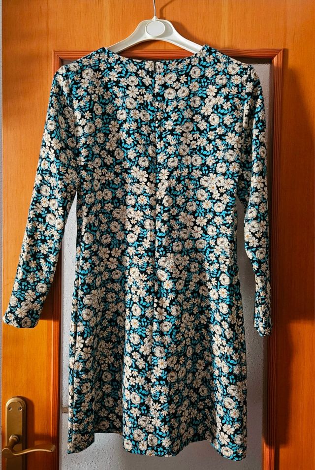 Vestido flores Sfera manga larga - T-S