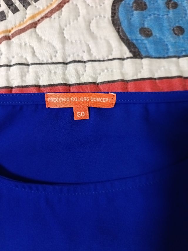 Blusa azul Precchio - Talla 50