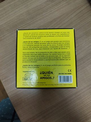 Juego Quién de tus amigos