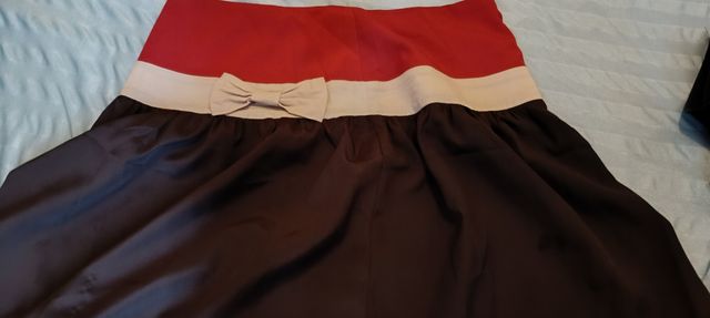 Falda negra mujer talla M