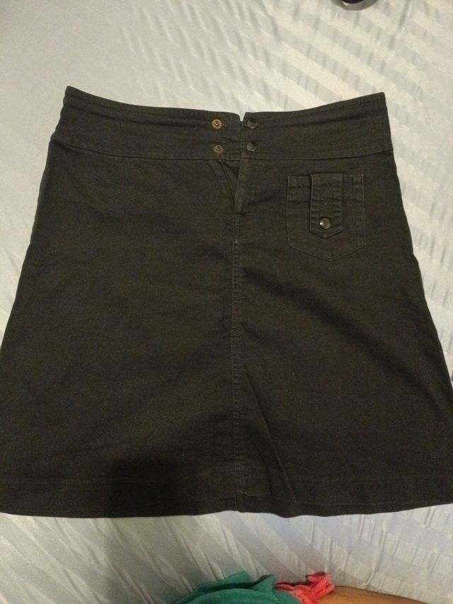 Falda negra mujer talla M