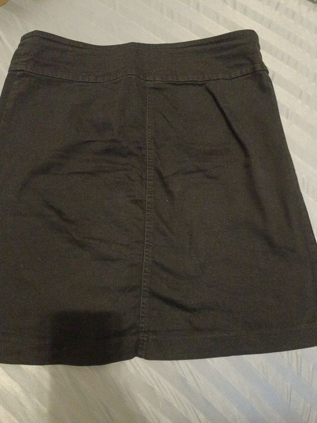 Falda negra mujer talla M