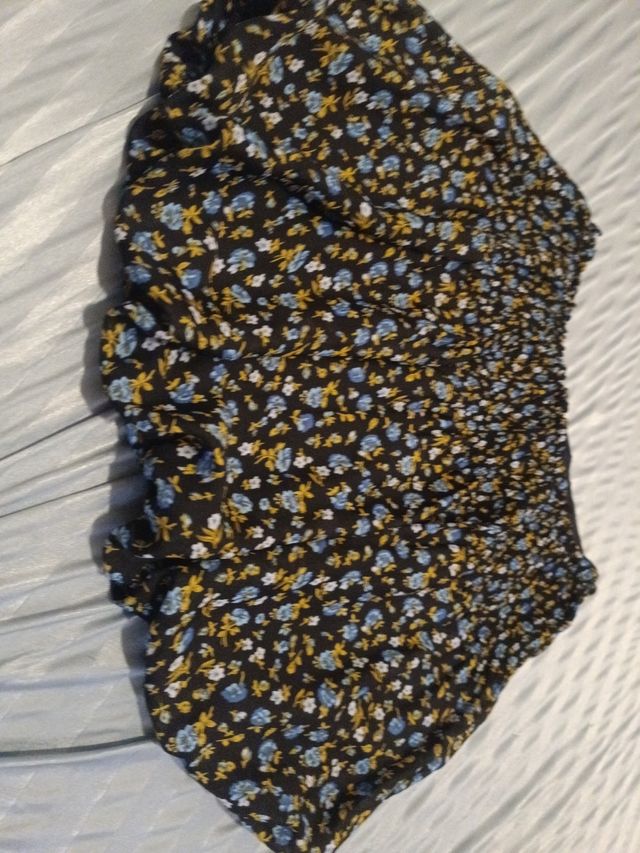 Falda negra mujer talla M