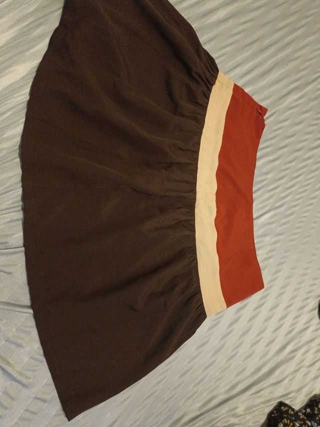 Falda negra mujer talla M