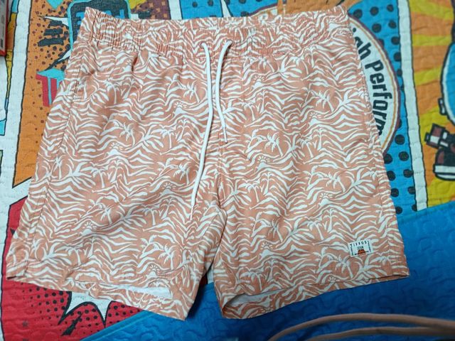 Bañador Tiffosi - beige y blanco