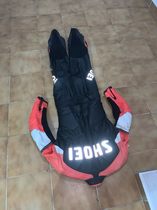 imr con motor en rodaje mas mono shoei de piel