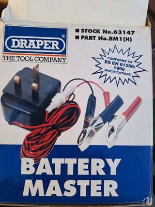 Cargador Draper Battery Master BM1(H)