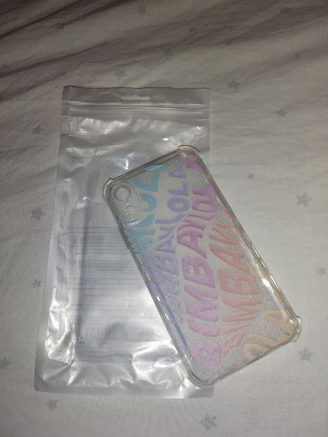 Funda móvil glitter arcoiris