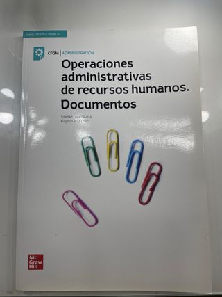 Libro Operaciones Administrativas RRHH