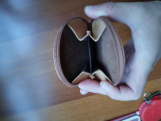 Monedero de mujer de Piel Auténtica Marrón