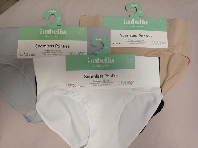 3 packs bragas seamless Imbella M