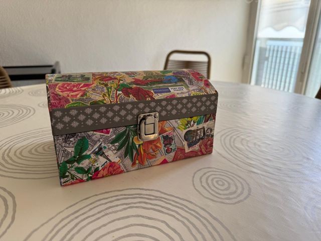 Joyero vintage multicolor