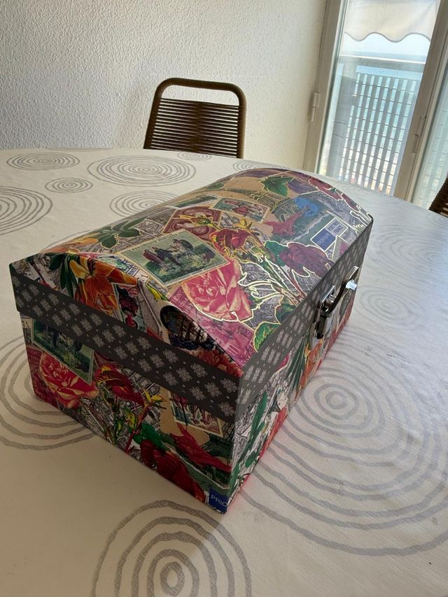 Joyero vintage multicolor