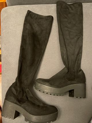 Botas negras plataforma talla 37