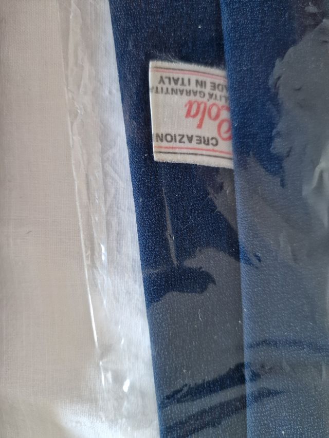 4 Cravatte blu anni '80