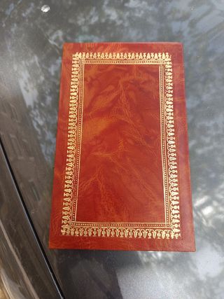 Escribanía vintage de cuero