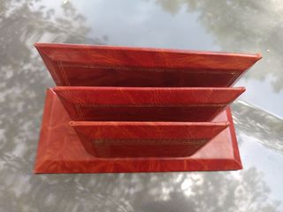 Escribanía vintage de cuero