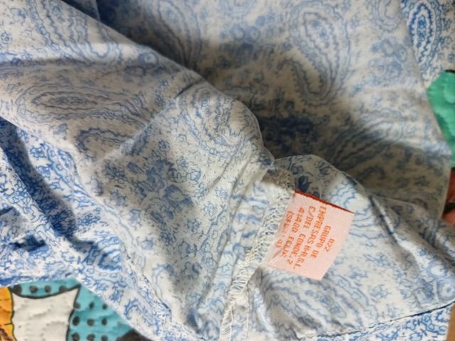 Vestido Precchio azul estampado