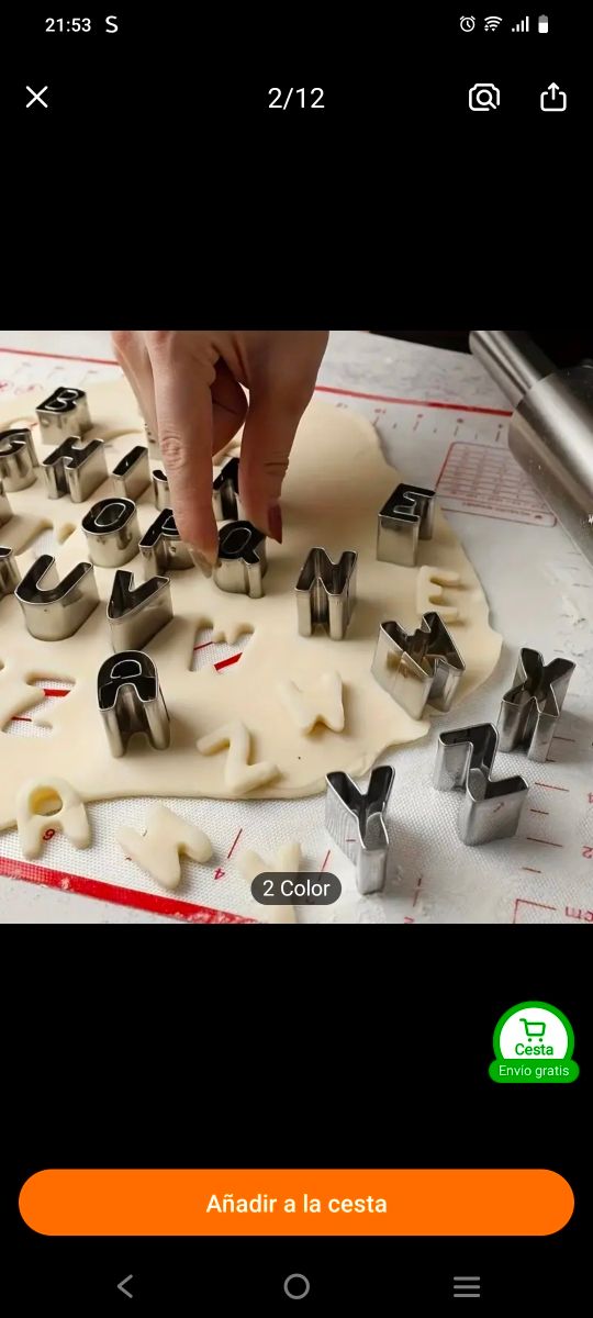 Cortadores Galletas Alfabeto-CookieCuttry