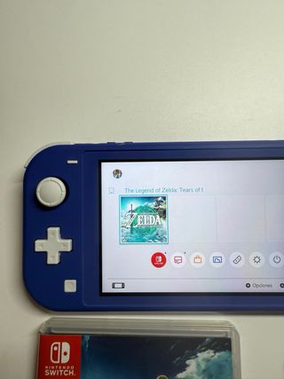 Pack Nintendo Switch Lite Azul + zelda botw2