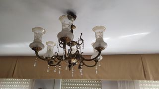 Lámpara araña vintage 5 luces