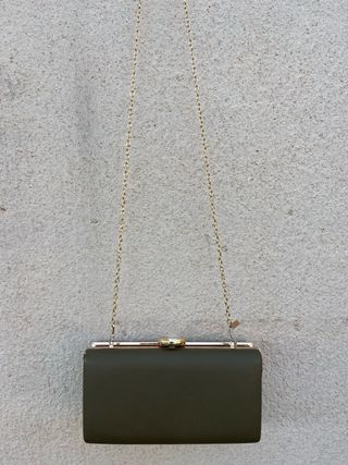 Bolso fiesta verde oliva nuevo