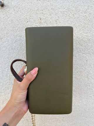 Bolso fiesta verde oliva nuevo