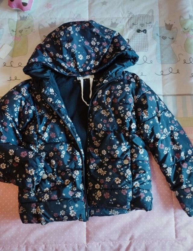 Abrigo niña flores - 6 años
