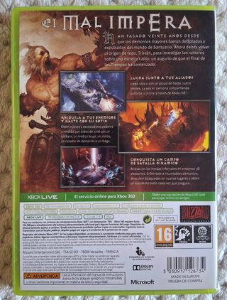 🇪🇸 Diablo III Xbox 360 PAL