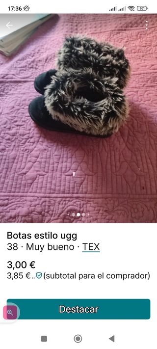 Botas UGG talla 38