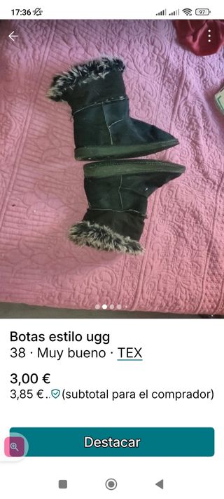 Botas UGG talla 38