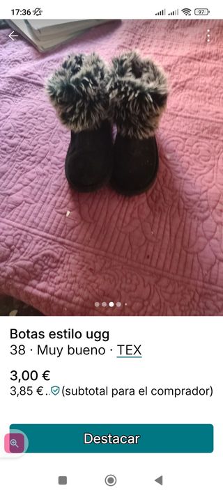 Botas UGG talla 38