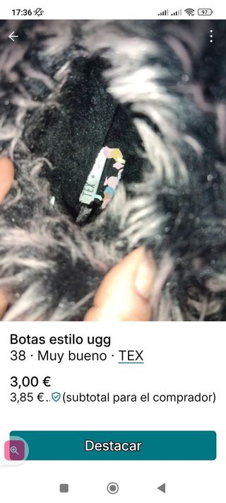 Botas UGG talla 38