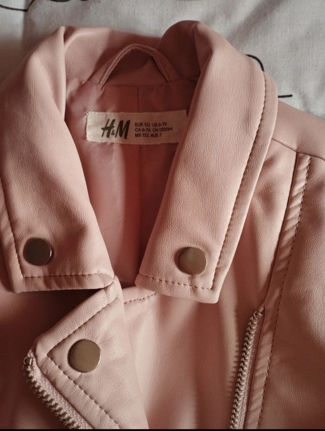 Cazadora rosa niña H&M 6 años