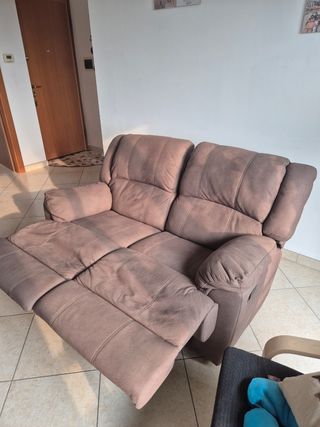 Divano Reclinabile Marrone