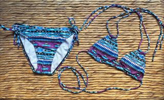 Bikini Shein multicolor triangular