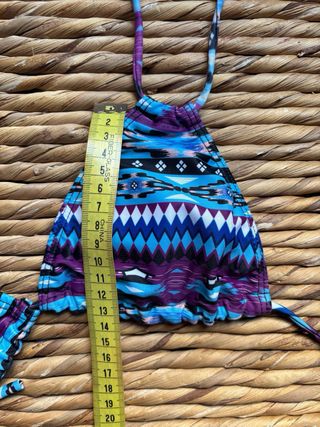 Bikini Shein multicolor triangular