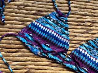 Bikini Shein multicolor triangular