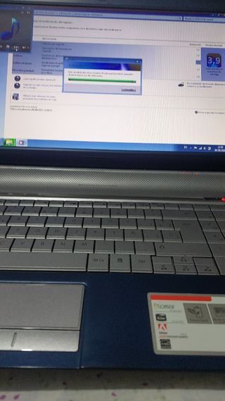 Portátil Packard Bell azul