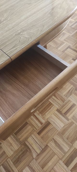 Mesa oval extensible madera