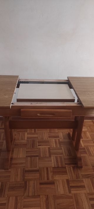 Mesa oval extensible madera