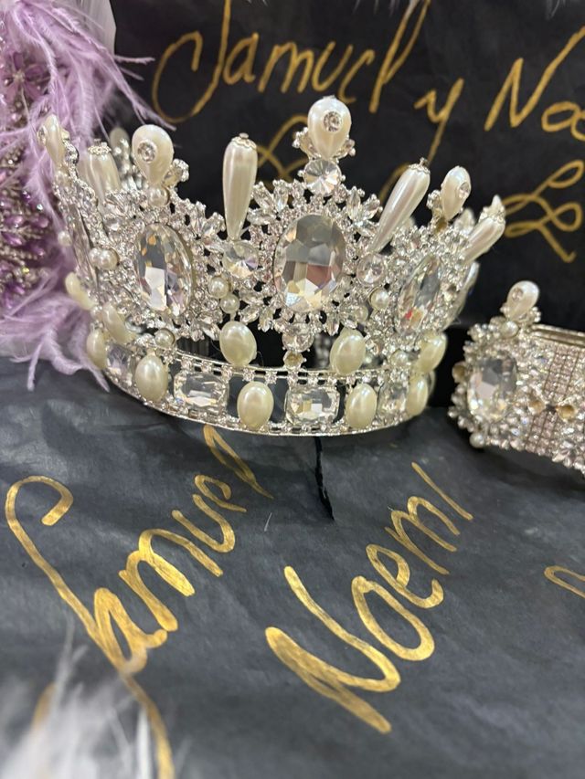 Complementos novia: tiara & pulsera