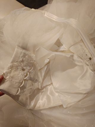 Vestido novia Amazon blanco T-XS