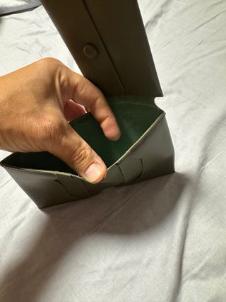 Cartera Silbon verde oliva