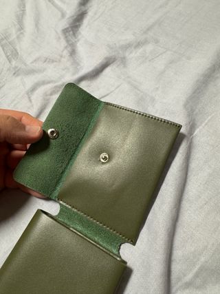 Cartera Silbon verde oliva