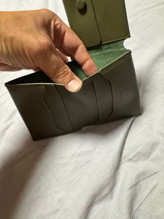 Cartera Silbon verde oliva