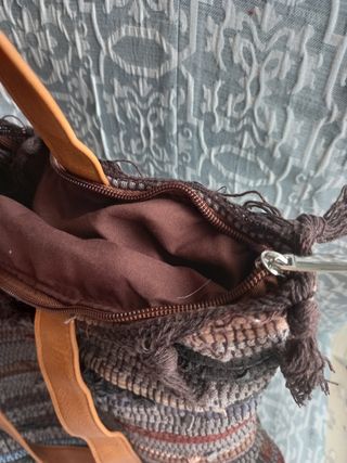 Bolso espacioso con estampado hippie Gusachi