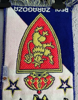 Bufanda Real Zaragoza vintage